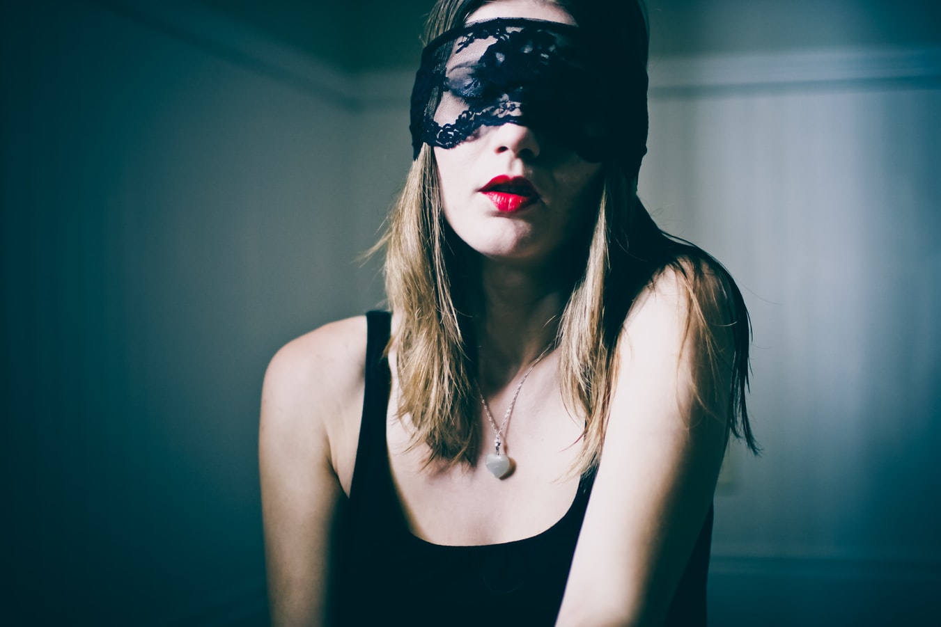 BDSM - woman blindfolded